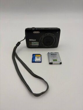 Nikon Coolpix S4200 16 MP Digital Camera 2GB SD Card Tested Working *Read